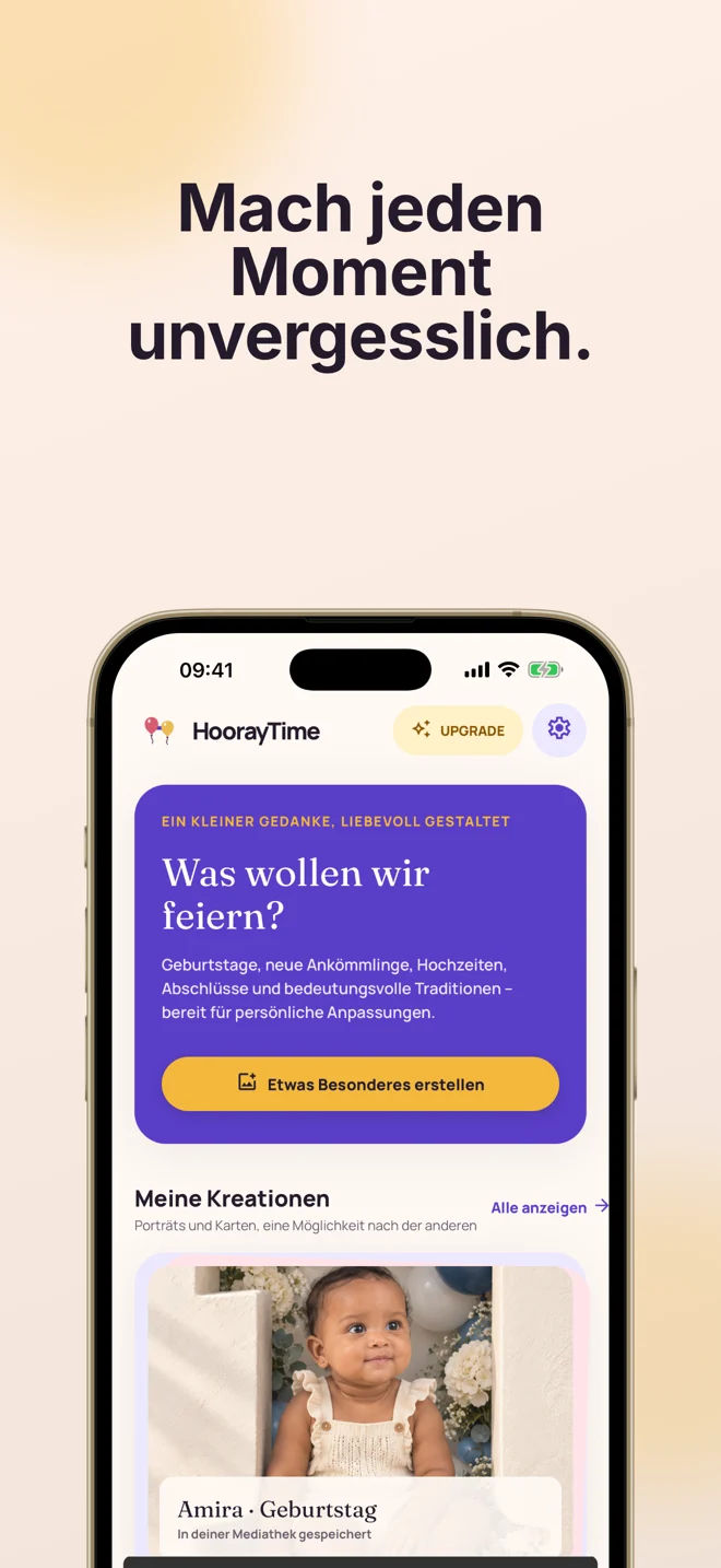 Screenshots aus HoorayTime.