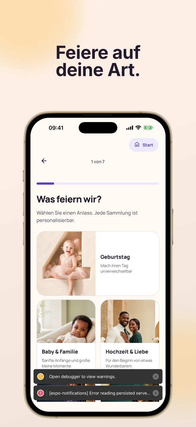 Screenshots aus HoorayTime.