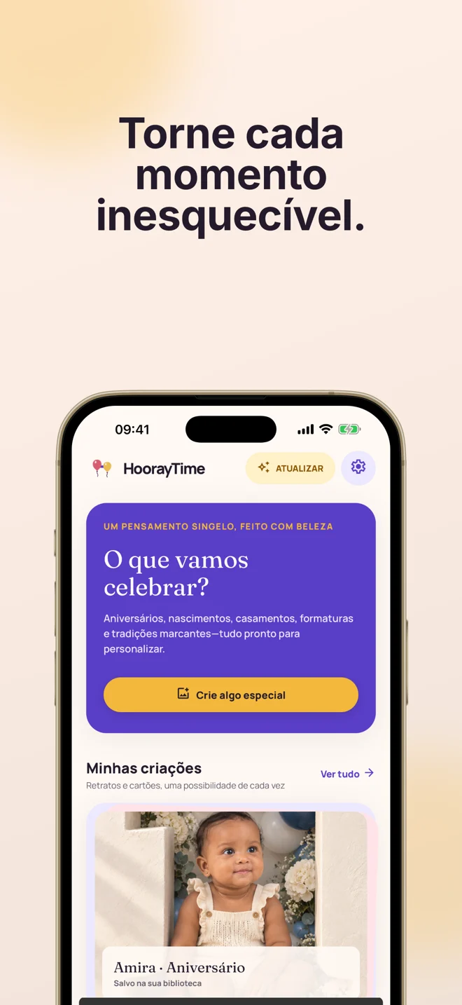 Capturas do HoorayTime.
